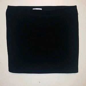 Black stretch mini skirt Medium